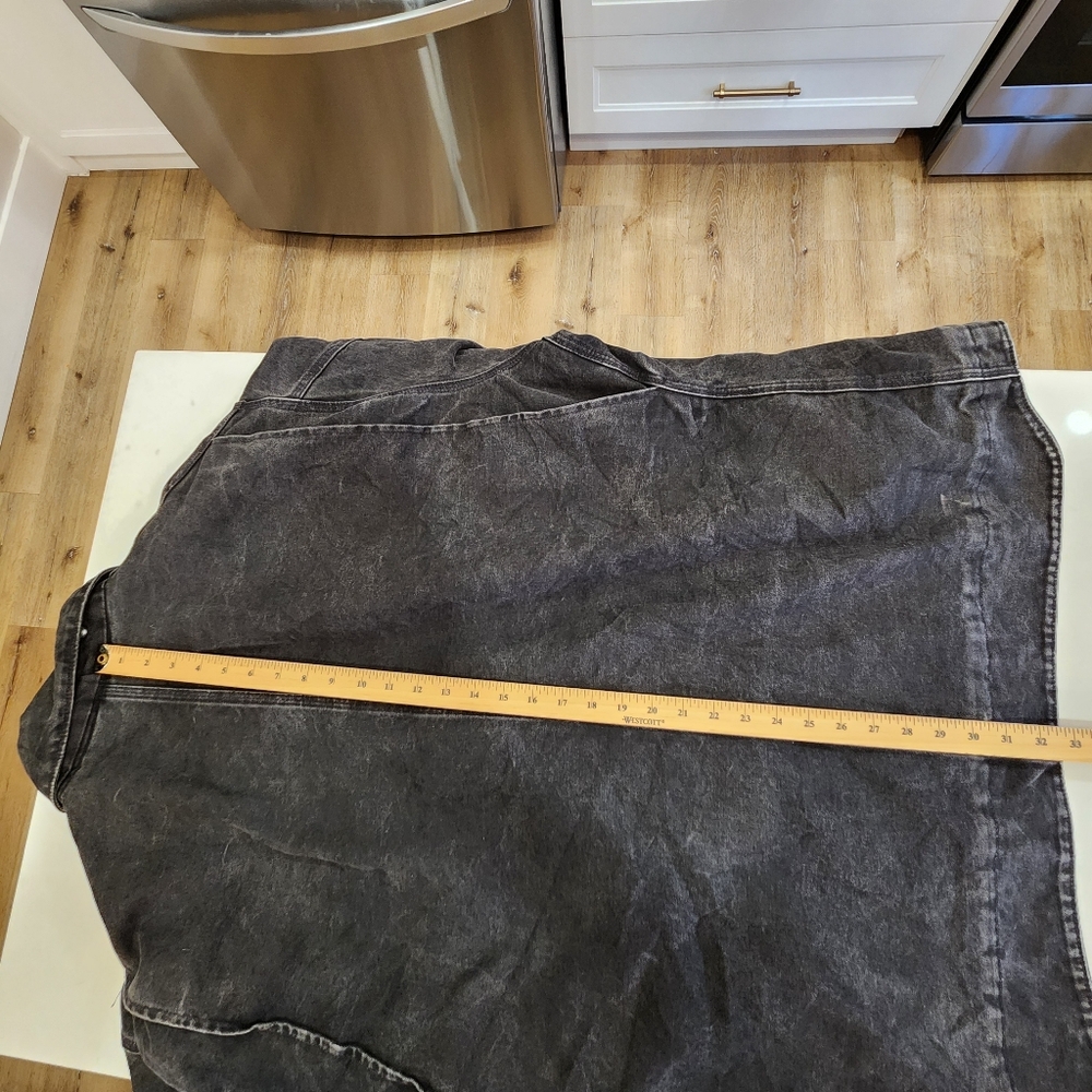 Vintage Carhartt Sherpa-Lined Ridge Jacket Canvas Faded Black C61 DKB Men’s 2XL - Picture 14 of 15